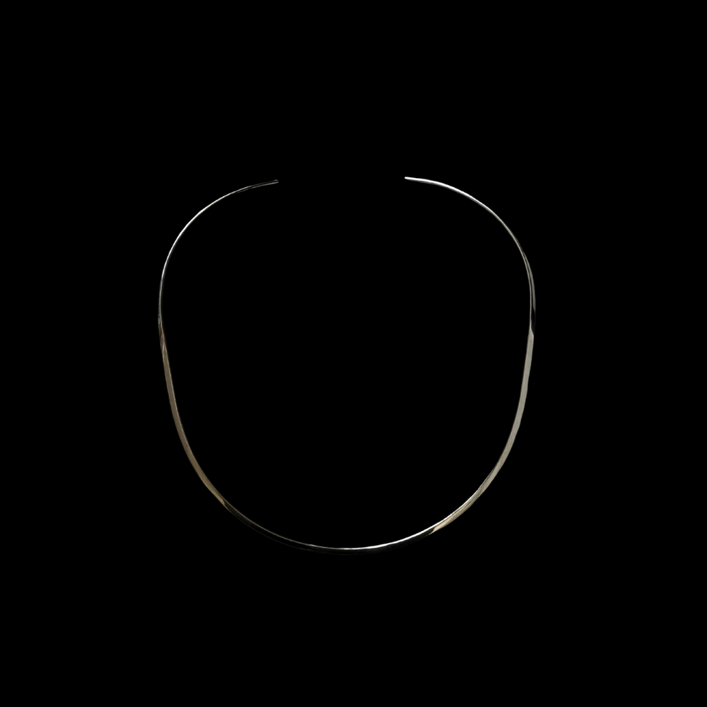 Minimalist Sterling Silver Collar Necklace – Luxury Everyday Jewelry