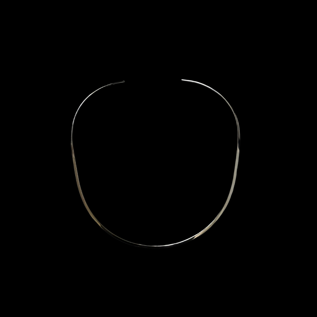 Minimalist Sterling Silver Collar Necklace – Luxury Everyday Jewelry
