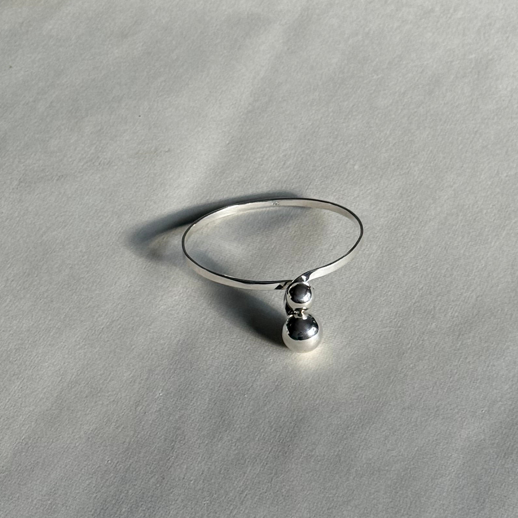 Sterling Silver Torque Cuff Bracelet – Minimalist Luxury Jewelry