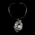 Seashell Statement Collar Necklace – Sterling Silver Coastal Jewelry