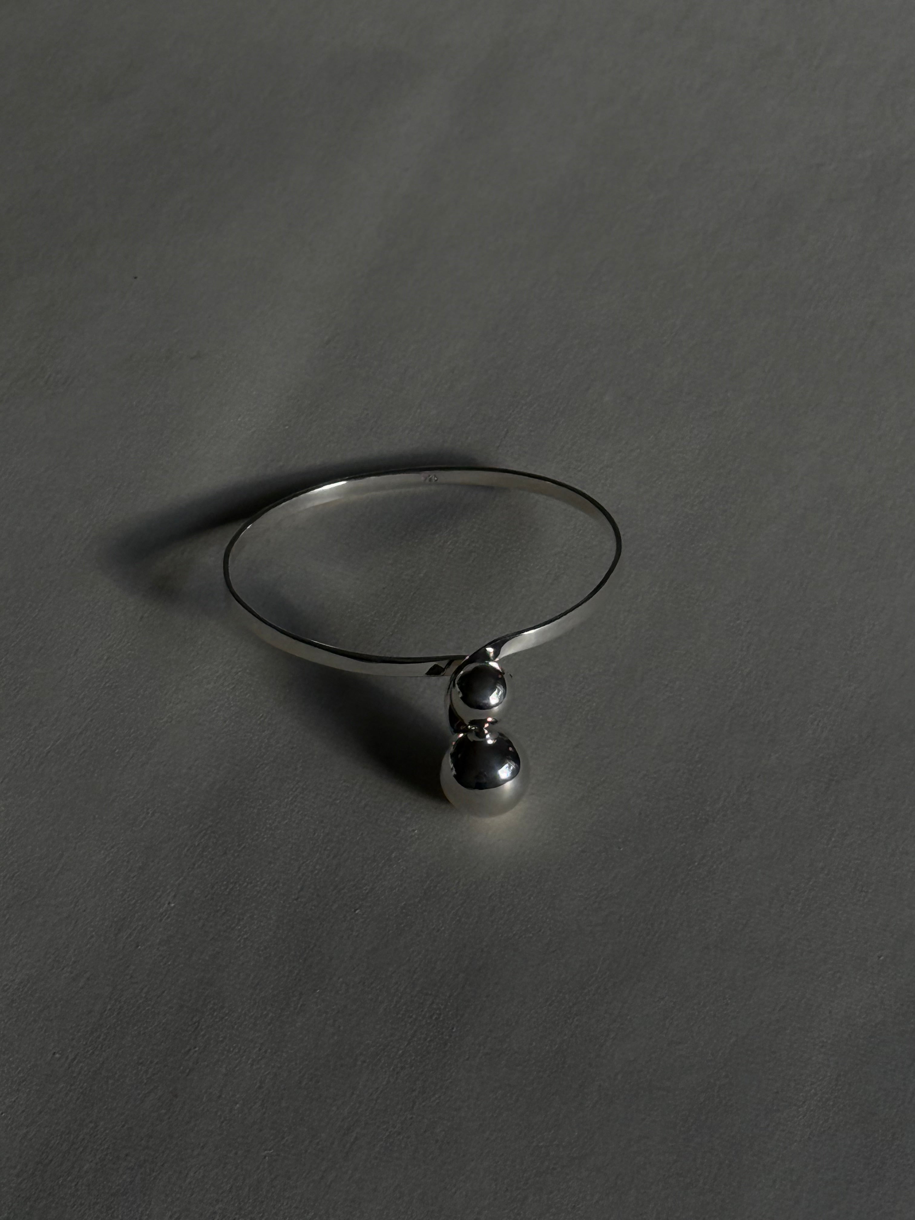 Sterling Silver Torque Cuff Bracelet – Minimalist Luxury Jewelry